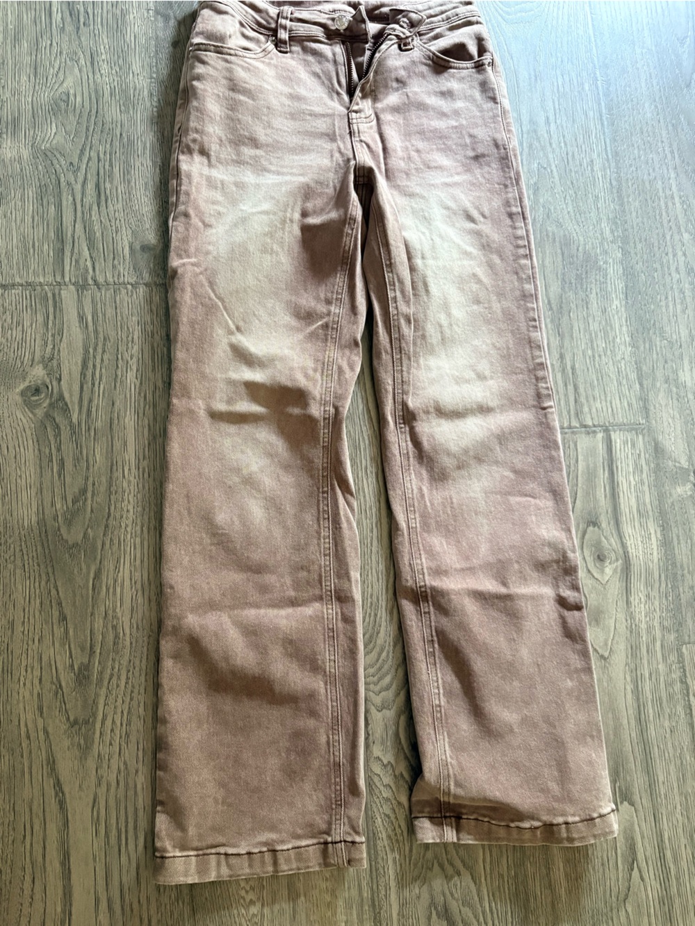 Women's Boot Cut Jeans in Dusty Rose